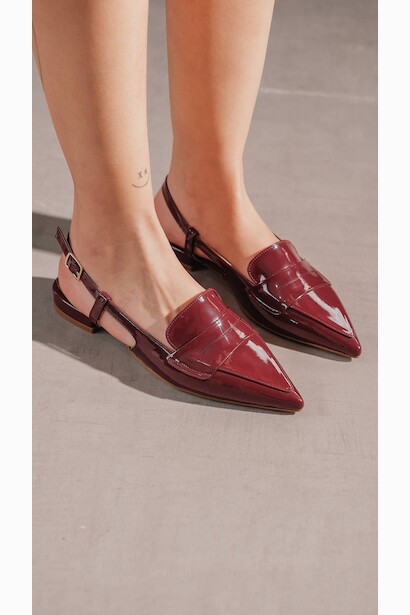 Kadın Sivri Burun Babet Torina 