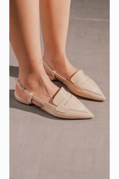 Kadın Sivri Burun Babet Torina 