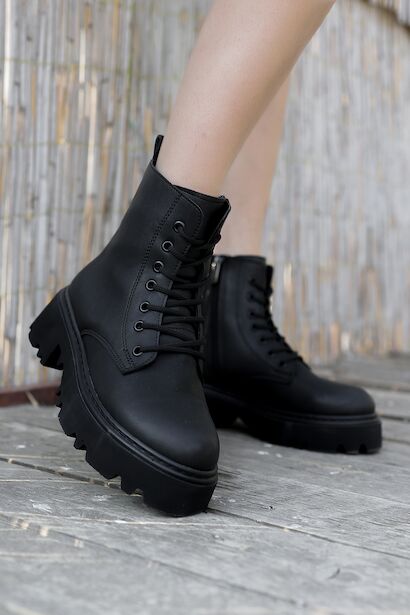 Kadın Özel Taban Bağcıklı Bot Phil 