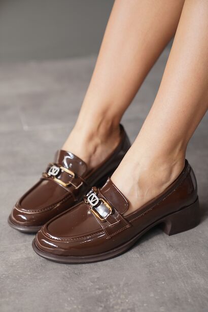 Kadın V Toka Loafer Günlük Ayakkabı Lorance 
