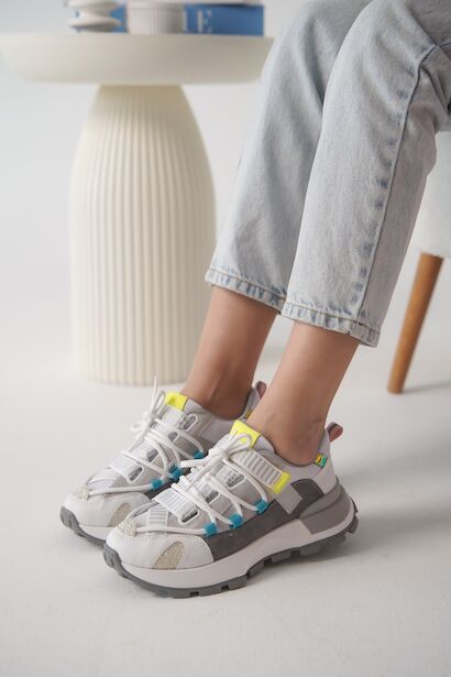 Kadın Tasarım Taban Renkli Sneaker Snena 