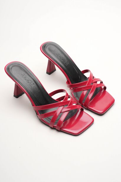 Kadın Bantlı Tasarım Topuklu Terlik Core 