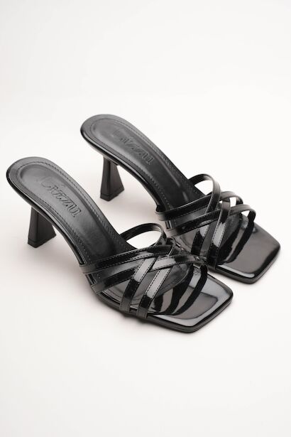 Kadın Bantlı Tasarım Topuklu Terlik Core 