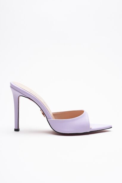 Kadın Sivri Burun İnce Topuklu Terlik Sona 