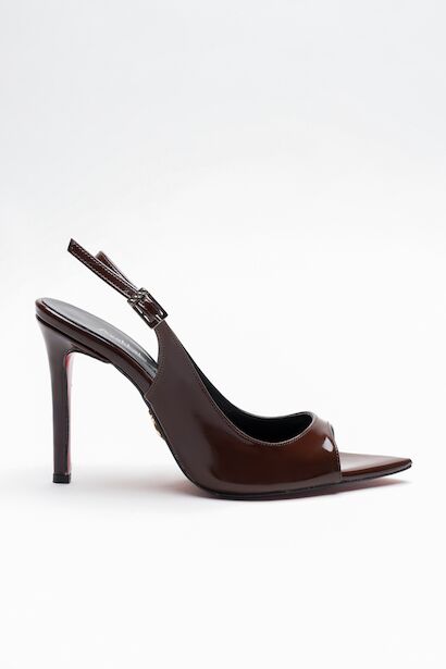 Kadın Çapraz Bantlı İnce Topuklu Ayakkabı Acare 