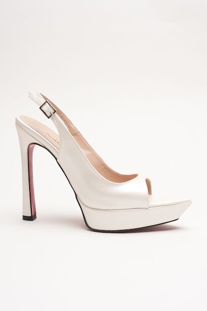 Kadın İnce Topuklu Platform Terlik Sisie  Sedef 