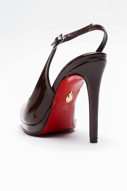 Kadın Arka Açık Sivri Burun İnce Topuklu Platform Ayakkabı Hari  Kahverengi 4