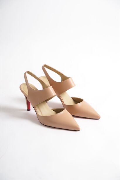 Kadın Troklu Özel Tasarım İnce Topuklu Ayakkabı Stiletto Tamara