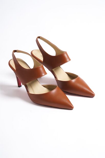 Kadın Troklu Özel Tasarım İnce Topuklu Ayakkabı Stiletto Tamara