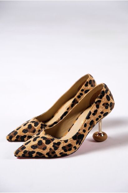 Kırmızı Rugan Kadın Özel Tasarım Topuklu Ayakkabı Stiletto Renate 