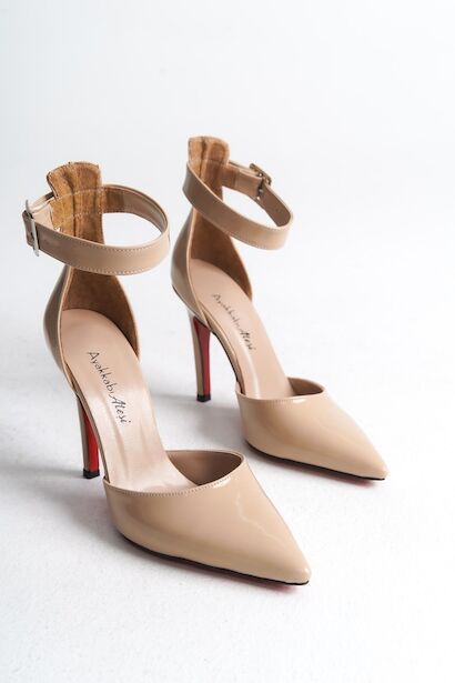 Kadın Sivri Burun İnce Topuklu Ayakkabı Sage 