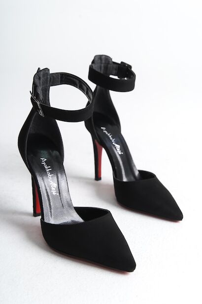 Kadın Sivri Burun İnce Topuklu Ayakkabı Sage 