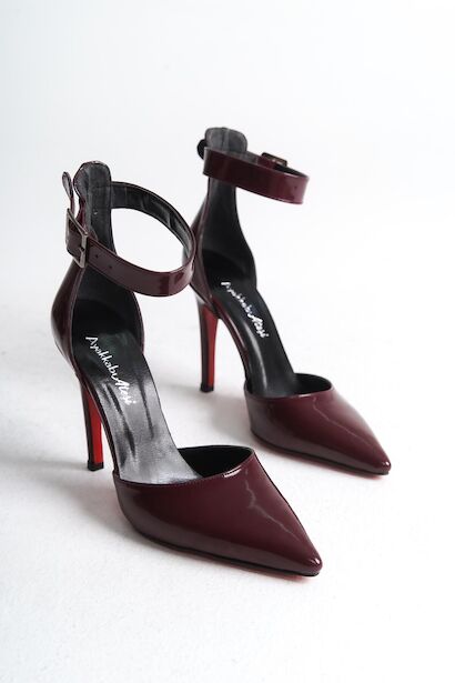 Kadın Sivri Burun İnce Topuklu Ayakkabı Sage 