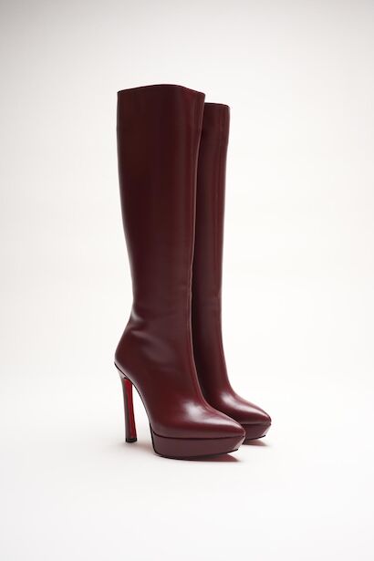 Kadın Tasarım Platform Yüksek Topuklu Çizme Carcie 