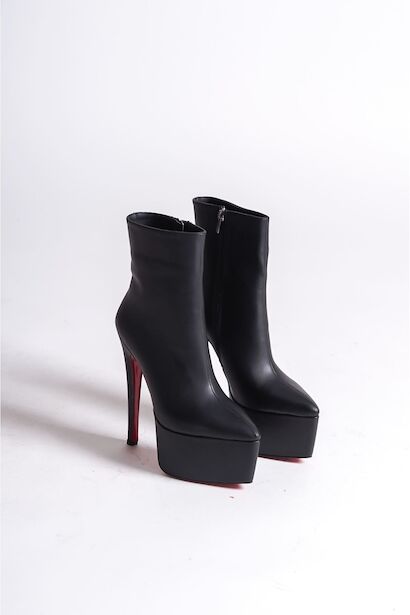 Kadın Sivri Burun Yüksek Topuk Bot Gift 