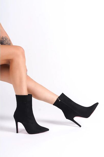 Kadın Sivri Burun Topuklu Bot Togi 