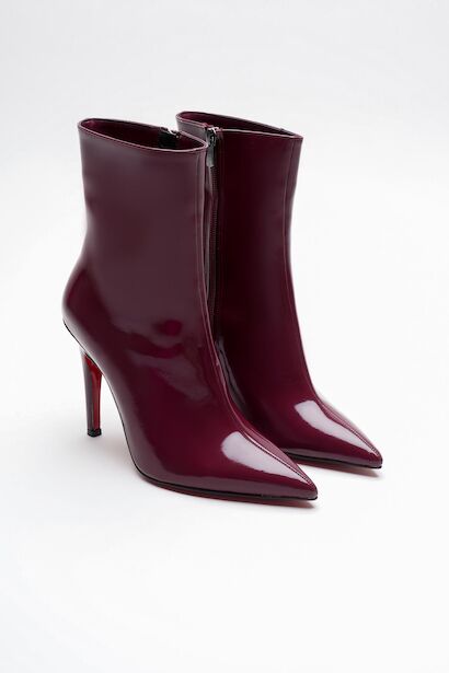 Kadın Sivri Burun Topuklu Bot Togi 